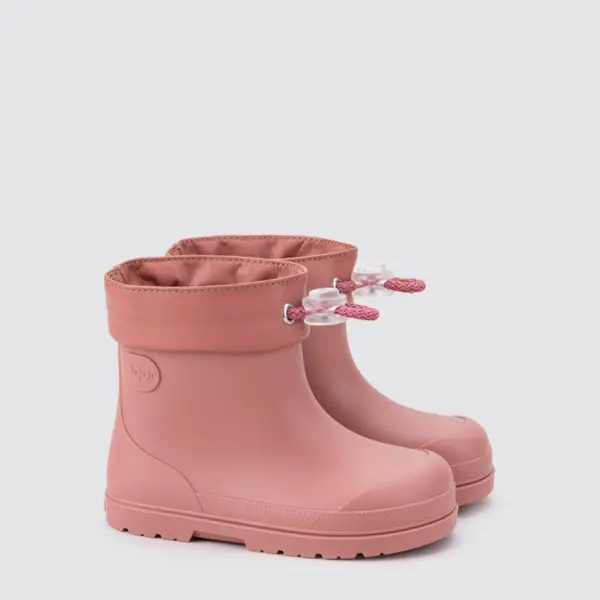 Botas Mendi com fecho ajustável de água igor rose rosa com sola flexivel