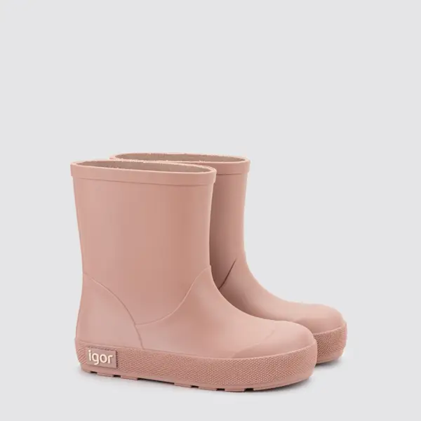 Botas Yogi de água igor rosas claras com sola rosa flexivel