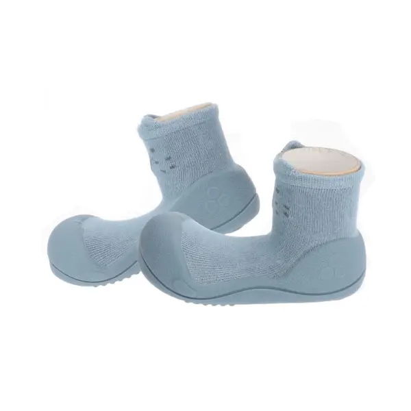 Botinhas Attipas com toque suave animal blue azul e biqueira larga
