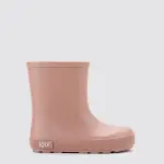 Botinhas de chuva rosa clarinhas para crianças igor com sola rosa