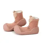 Calçado de bebé Attipas com coelho cor de rosa leves