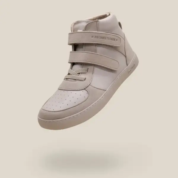 Ténis Riga Adulto cor taupe com 80% materiais de origem vegetal