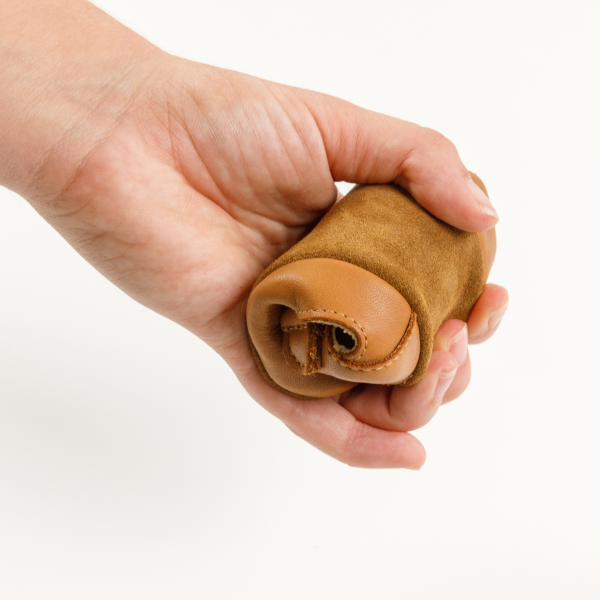calçado bebé castanho camel bunny golfinho muito flexiveis com palmilha fina