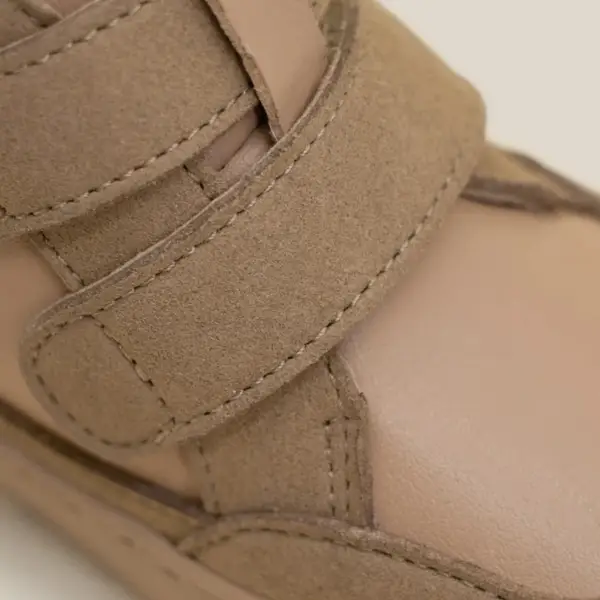 calçado de bebé mini com duplo velcro brown sintra