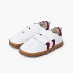 sapatilhas barefoot riscas laterais vermelhas bordeaux pisamonas