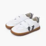 sapatos criança confortáveis com espaço para o movimento dos dedos pisamonas cinzento e branco