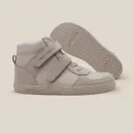 sapatos riga taupe bege com sistema de fixação com velcro muris adultos riga