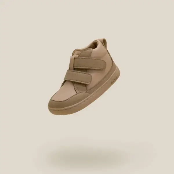 ténis de bebé com ponteira larga muris tan brown castanhos mini muris