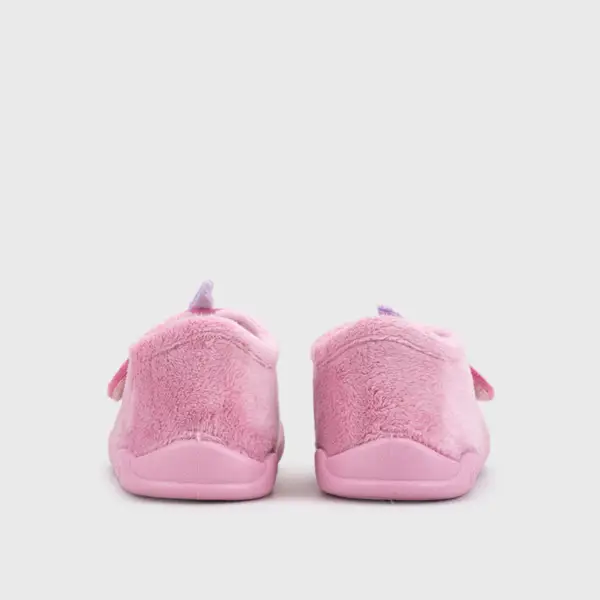 calçado quentinho para bebé com fecho velcro igor unicórnio pink