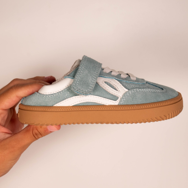 calçado lejan respeitador com velcro azul bebé