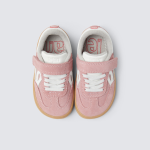 calçado lejan respeitador com velcro rosa claro