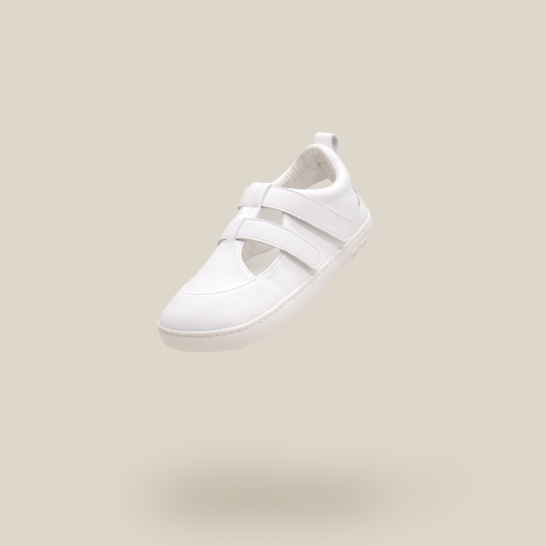 sandália fiji mini off white barefoot
