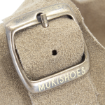 sandália tipo birkenstock camel mukishoes castanhas