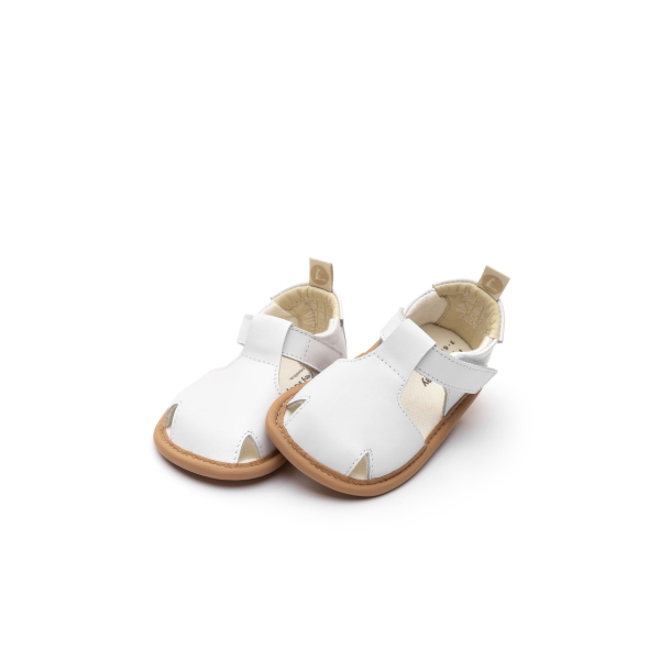 sandálias brancas adore white tip toey joey flexiveis