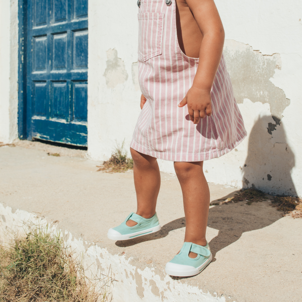 sandálias verão kids igor canvas pepito menta2