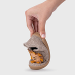 pantufa barefoot igor taupe leão