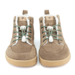 calçado infantil barefoot avelã kids muki shoes com atacadores