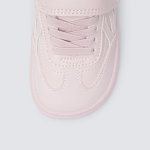 sapatilhas rosa claro barefoot para escola da floresta Lejancitos
