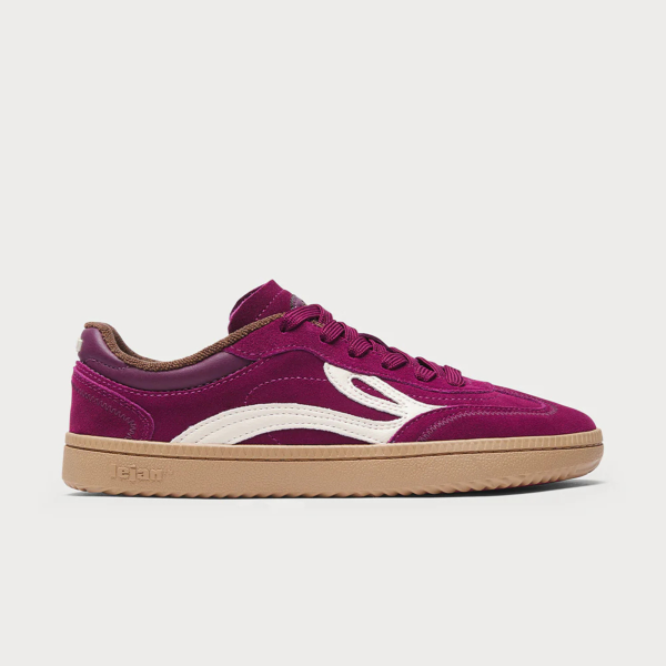 sapato respeitador para adulto cor granate roxo