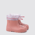 Botas Mendi com fecho ajustável de água igor rosa claro gato com sola flexivel