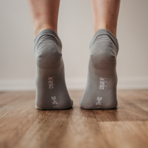meias Low cut essentials Grey