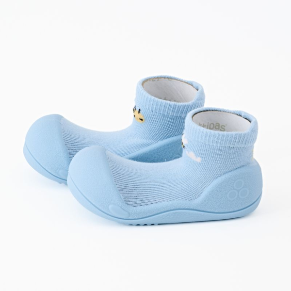 calçado de bebé bee blue attipas barefoot